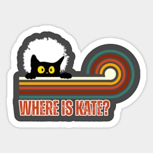 Where-is-Kate? Sticker